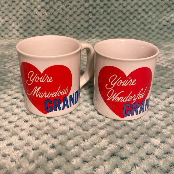 Other - Vintage Grandma and Grandpa Mug Set